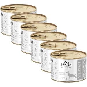 4Vets NATURAL Veterinary Exclusive LOW STRESS 6 x 185 г