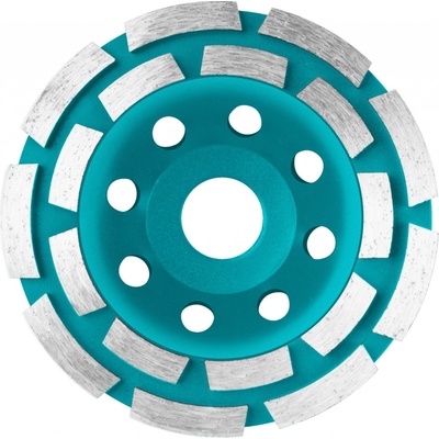 Total Kotouč diamantový brusný dvouřadý 115 x 22,2 mm TAC2421151