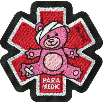M-TAC PATCH PARAMEDIC BEAR (EMBROIDERY) - různé barvy Barva: Pink/Black