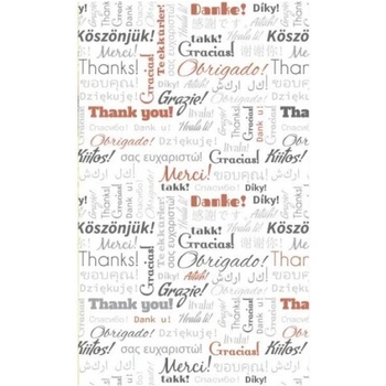 DIMEX ART s. r. o Флизелинов фототапет надписи с благодарност 150 x 250 см