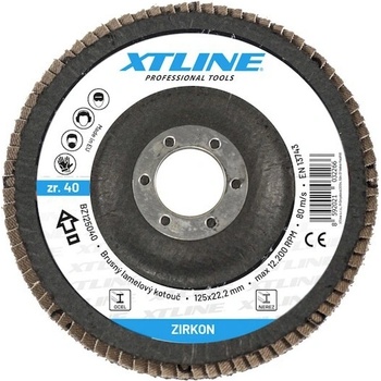 Xtline Kotouč brusný lamelový 125 mm 100 BZ125100