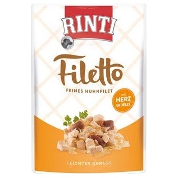 Rinti Filetto kuracie mäso & kuracie srdce v želé 100 g