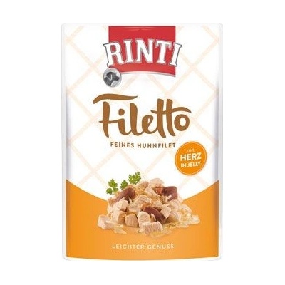 Rinti Filetto kuracie mäso & kuracie srdce v želé 100 g