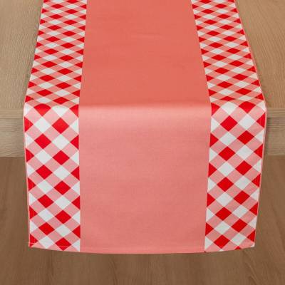Veba Ubrus GARBO Červený kanafas 40x160 cm