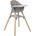 KikkaBoo Стол за хранене 6в1 Woody Grey 2024 (31004010173)