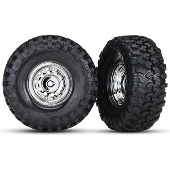 Traxxas колело 1.9", джанта хромирана, гума Canyon Trail (чифт)