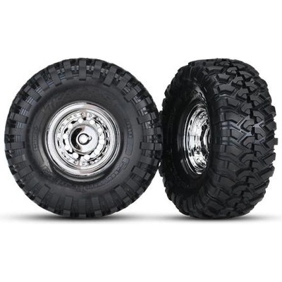 Traxxas колело 1.9", джанта хромирана, гума Canyon Trail (чифт)