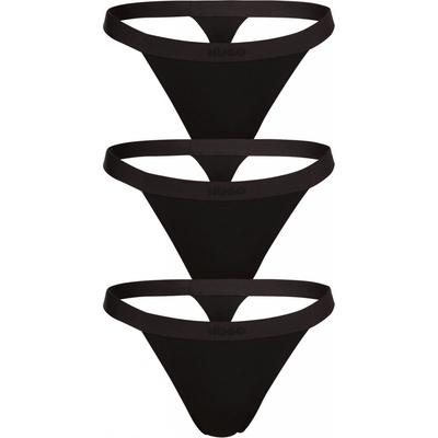 Hugo Boss 3PACK dámske tangá (50496893 001) čierná