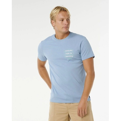 Rip Curl VAPORCOOL SEARCH 3 STACKS TEE Faded Denim