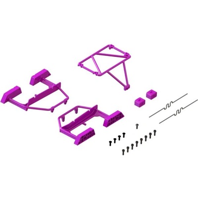 Arrma защитна тръбна рамка розова: Grom