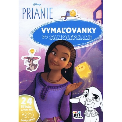 Vymaľovanky A4 Prianie Disney