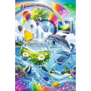 Trefl - Puzzle Flamingo: Y2K Internet Chaos - 600 piese