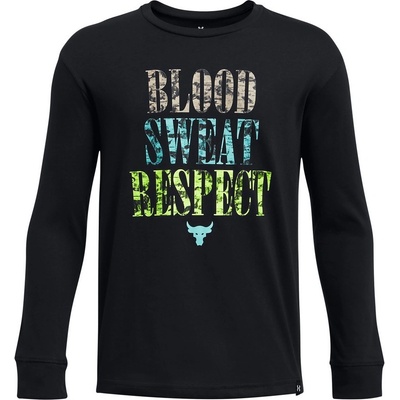 Under Armour PJT RCK B GRAPHIC LS černé 1382626 001