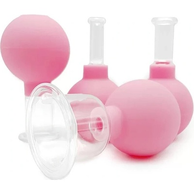 Acus Med Vákuové banky na masáž tváre a tela 4 ks