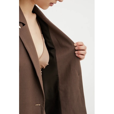 Patrizia Pepe Сако с лен Patrizia Pepe (2S1524.A052)