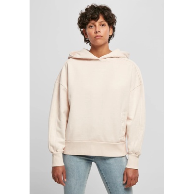 Urban Classics Дамски суичър с качулка в цвят пудра Urban Classics Terry HoodyUB-TB5032-00185 - Пудра, размер M