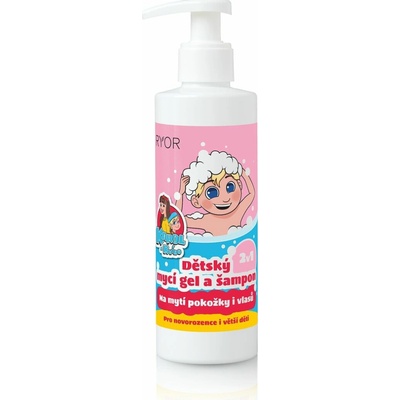 Ryor Karol a Kvído Dětský mycí gel a šampon 2v1 200 ml
