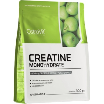 OstroVit Creatine Monohydrate Powder - Micronized [300 грама] Зелена ябълка