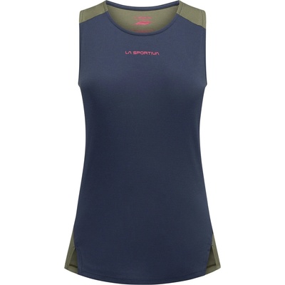 La Sportiva Дамски потник с широка презрамка La Sportiva Women's Traverse Tank Tank top - Night Sky / Cypress - размер XS (916-3503-0311)