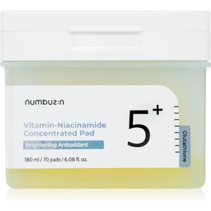 numbuzin No. 5 Glutathione Vitamin Concentrated Toner Pad тонизиращи възглавнички за освежаване и хидратация 70 бр