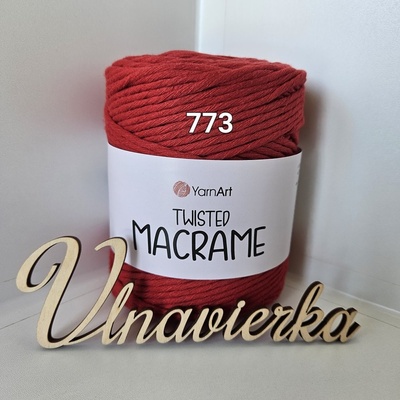 YarnArt Twistwd Macrame 773 červená 5mm