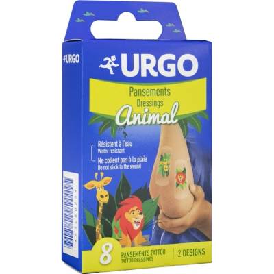 Urgo Tattoo Animal Dětská náplast 8 ks