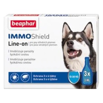 Beaphar Line-on Immo Shield pro psy M 9 ml