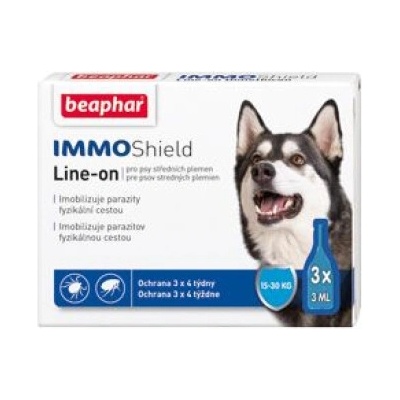 Beaphar Line-on Immo Shield pro psy M 9 ml – Zboží Mobilmania