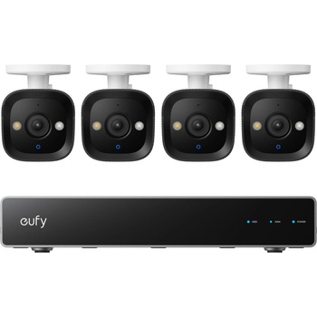 Anker Eufy Security NVR PoE E40 комплект от 4 камери с NVR, 4K, Night Vision Color, IP67, AI, 4 Bullet камери (E8P00321)