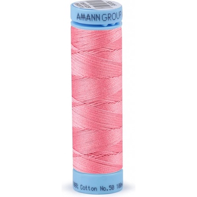 Bavlněné nitě 100 m etiketní č. 50 Triana Amann Barva: 0867 Peony