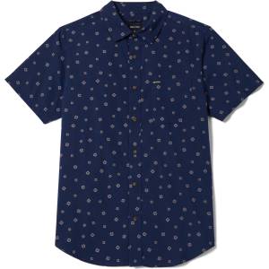 Brixton Мъжка риза с копчета Brixton Charter Print S/S Woven Shirt - Midnight Blue Geo (033-3011-0112)