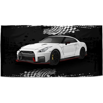 Sablio Uterák Nissan GTR 35 Modrý 50 x 100 cm