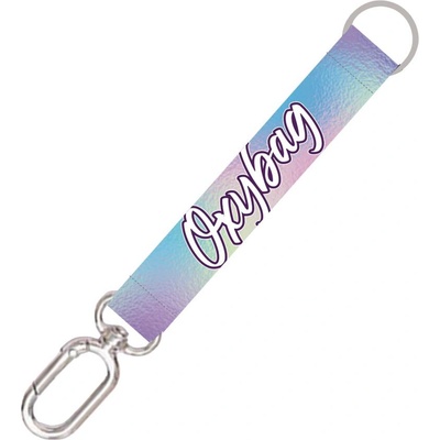 Snúrka na krk Karton P+P Krátka s karabínkou Holographic OxyBag