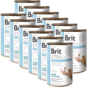 Brit Брит Ветеринарни Диети GF куче Затлъстяване 12 x 400 г