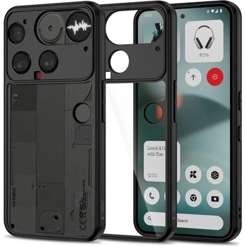 Tech-Protect MagMat Case for Nothing Phone 3 черен и прозрачен (5906302330768)