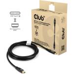 Club 3D кабел - CAC-1561 (USB-C към Mini DisplayPort 2.1, DP40 двупосочен, 2 м, 8K30Hz) (CAC-1561)