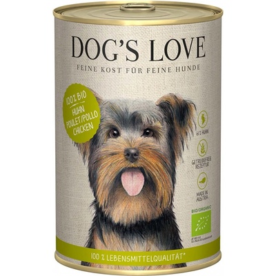 Dog's Love Bio kuřecí s pohankou celerem a bazalkou 6 x 400 g