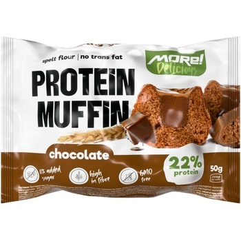 MHN | More Healthy Nutrition Protein Muffin with Zero Added Sugar | New Improved Formula [50 грама] Шоколад
