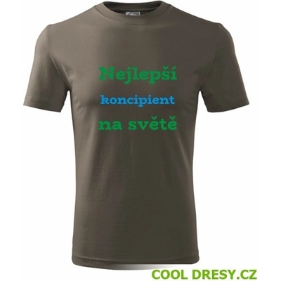 Tričko nejlepší koncipient na světě dárek pro advokátního koncipienta army