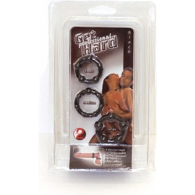 Stay Hard Erekční kroužky-černá – Zbozi.Blesk.cz