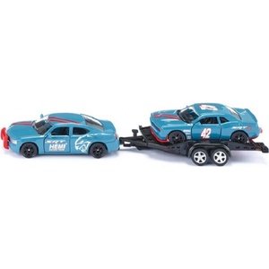 SIKU Игрален комплект Siku - Ремарке Dodge с кола Dodge Challenger SRT Racing (2565)