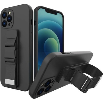 HQWear Кейс Rope Case с каишка за Xiaomi Poco M4 Pro 5G, черен (KXG0030239)