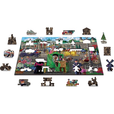 Wooden City - Puzzle Paris Square Berlin 200 - 200 piese