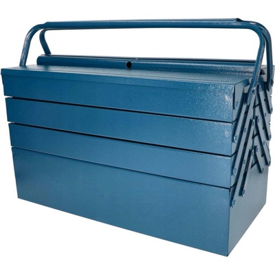 Strend Pro TB101E Kufor na náradie 530x200x210 5 dielny plechový
