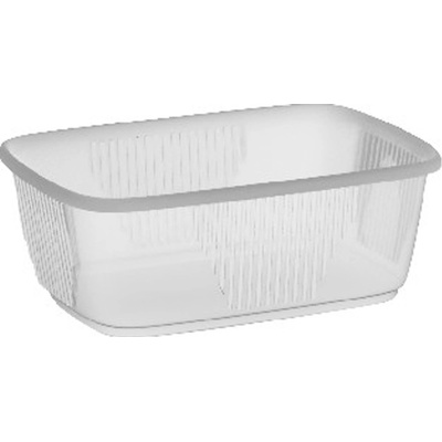 COpack - Miska plastová hranatá průhledná 200 ml (PP) (100 ks)