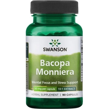 Swanson Bacopa Monniera, 50 mg, 90 капсули, Swanson (SW1690)