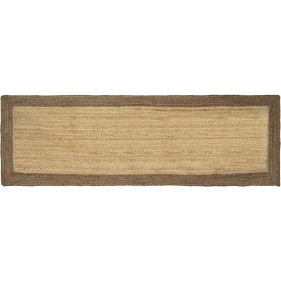 vidaXL Килим за площ Сиво 80 x 200 cm юта (42010664)