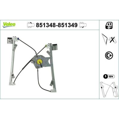 Zvedací zařízení oken VALEO 851348