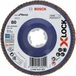 Bosch X-LOCK Ламелен шлифовъчен диск BfM Ø 115 мм, G 80, X571 2608619207 (2608619207)