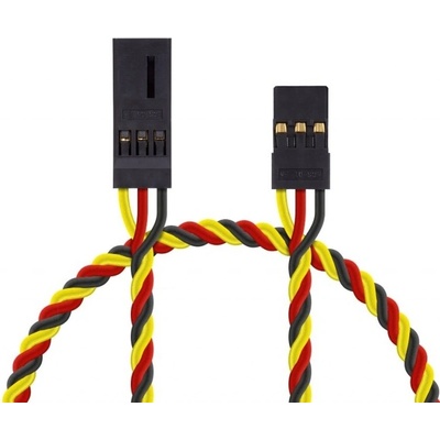 Hitec 4610 S prodlužovací kabel JR kroucený silný zlacené kontakty PVC 30 cm